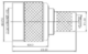 Koaxialsteckverbinder: TNC-1116-TGN