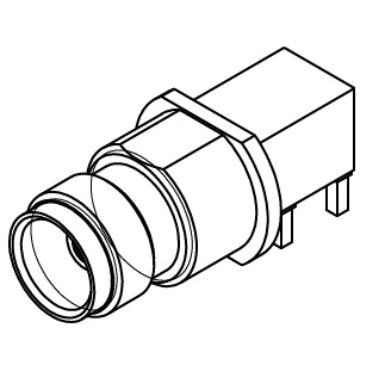Coaxial Connector: 85_MCX-50-0-16/111_NE Huber+Suhner
