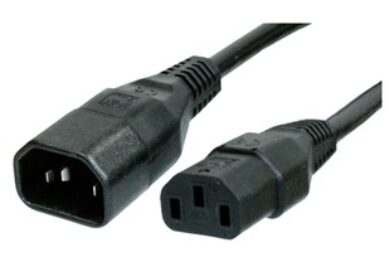 Extension cable: FELLER C14G-HARSJT3X17(1,0)AWG-C13/2,00M SW9005