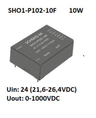 SHO1-P102-10F Hight Voltage DC/DC converter