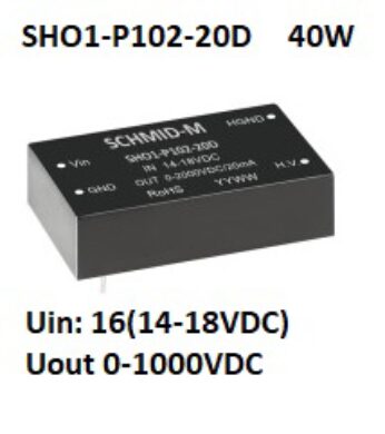 SHO1-P102-20D Hight Voltage DC/DC converter
