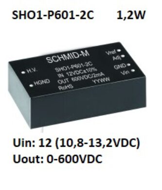 SHO1-P601-2C Hight Voltage DC/DC converter