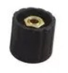 Knob 020-4420 - Elma: Knob 020-4420  Black Glossy 21mm ELMA CLASSIC COLLET; Shaft diameter 6mm