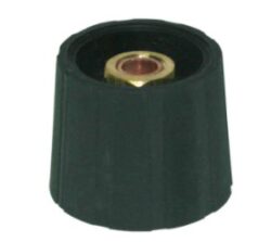 Knob 020-6425 - Elma: Knob 020-6425 black matt 36 mm ELMA CLASSIC COLLET; Shaft diameter 6 mm