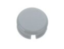 Knopf 040-1015 ELMA - Knopf 040-1015 ELMA Classic Spannzangenknopf 10 mm, grau, matt, ohne Linie, ohne Anzeigelinie, Elma Electronic