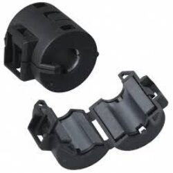 Snap Ferrite: 28A2432-0A2 - Laird: 28A2432-0A2 Ferrite Clamp On Cores CLAMP-ON d=8,20mm; 19,90x19,20x23,10mm (Impedance 25Mhz-62 Ohm; 100Mhz-160 Ohm; 300MHz-300 Ohm) SPQ:350pcs - black