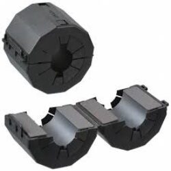 Snap Ferrite: 28A2827-0A2 - Laird: 28A2827-0A2 Ferrite Clamp On Cores CLAMP-ON d=30mm; 51,33x77,14x77,14mm (Impedance 25Mhz-187 Ohm; 100Mhz-425 Ohm; 300MHz-533 Ohm) SPQ:8pcs - black