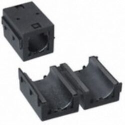 Snap Ferrite: 28A5776-0A2 - Laird: 28A5776-0A2 Ferrite Clamp On Cores CLAMP-ON d=20,00mm; 42,00x29,20x29,40mm (Impedance 25Mhz-115 Ohm; 100Mhz-210 Ohm; 300MHz-360 Ohm SPQ:72pcs - black
