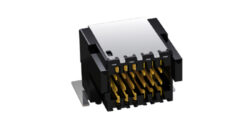 EPT Connector ZERO8 405-51112-51 - EPT Connector ZERO8 405-51112-51: Stecker, gewinkelt, 12 Pins; EMV-Abschirmung, Abstand = 0,8 mm