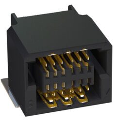 Connector 406-51112-51 - EPT Connector ZERO8 406-51112-51: Socket, angled, 12 Pins, EMC shielding, Pitch = 0,8mm
