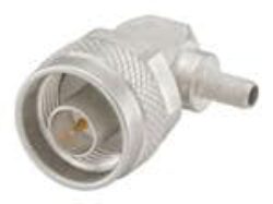 Coaxial Connector: 53S205-306N5 Rosenberger - Rosenberger: RF Coaxial Connector N Male/Plug Crimp For CableRosenberger Right Angle  RG58