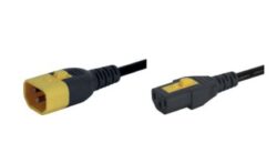 Extension cable: SCHURTER 6051.2007 - Prodluovac kabel: SCHURTER 6051.2007 Prodluovac kabel, mezinrodn, C14-konektor na C13-konektor, H05VV-F 3G0,75 mm2, ern, 2 m