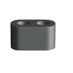 Ferit Rings: B62152A0004X030 - TDK: Ferit Rings B62152A0004X030 Double-aperture, Core height h: 8,3 mm; Material - N30; AL=10000nH