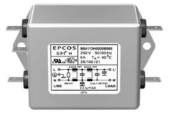 B84113H0000B060 - TDK/EPCOS Power filter B84113H0000B060, 50to60 Hz, 6 A, 250 V(DC), 250 VAC, 3.6 mH, faston plug 6.3 mm. In stock in EU