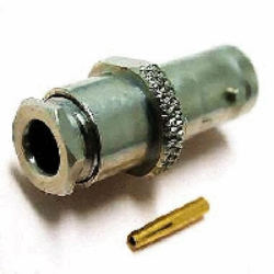 Coaxial Connector: BNC-2205-DGN - Schmid-M: Coaxial Connector BNC: Straight Clamp Jack/Female RG 58, 58A, 141A; Huber+Suhner 21 BNC-50-3-12/133NE 22540263