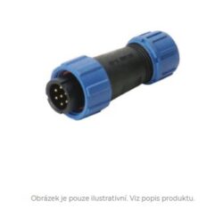 DELKSP1310/P3I with cap - DELTRON Cable plug 3P IP68 SPQ:10