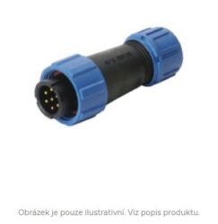 DELKSP1310/P4I with cap - DELTRON Cable plug 4P IP68 SPQ:10