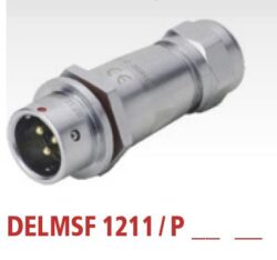 DELMSF1211/P3I with cap - DELTRON Cable plug 3P IP67 SPQ:10
