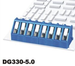 Spring Terminal Block: DG330-5.0-03P-12-00AH - DEGSON: Spring Terminal Block: DG330-5.0-03P-12-00AH RM 5,00mm 03 Poles, 24A/250VDC