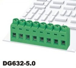 Screw Termianl Block: DG632-5.0-02P-14-00AH - DEGSON: Screw Termianl Block: DG632-5.0-02P-14-00AH RM 5,00mm 2 Poles