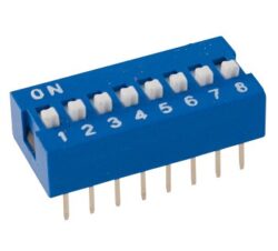 DIP switch DS1040-08-B-N - Schmid-M: DIP switch DS1040-08-B-N Number of poles: 8; ON OFF; 0.025A / 24VDC; Pos.: 8 ~ EDS108SZ ~ Grayhill 76SB08T ~ C&K BD08 ~ CTS 206-8ES ~ CUI Devices DS01-254-S-08BE