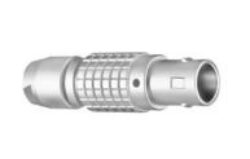 FGG.2B.326.CLAD82 - Circular Push Pull Connectors FGG.2B.326.CLAD82 STRAIGHT PLUG MALE W. CABLE COLLET 2Contact