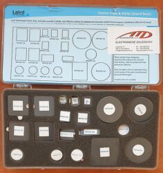 Kit K-407 Laird - Laird: EMI ferrite kit: Kit K-407, ferrite discs and plates for plates pl. connections