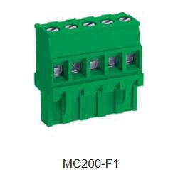 Svorkovnice na kabel: MC200-F103 - DECA: Svorkovnice na kabel: MC200-F103 nasouvací, RM 5,08mm, 3 pólové, zelená ~ Phoenix Contact MVSTBR2,5/2-ST-5,08 ~ WE 691352510003