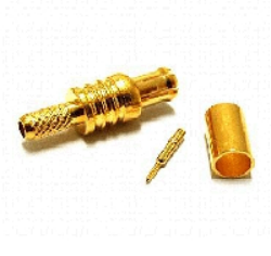Coaxial Connector: MCX-1101-TGG - Schmid-M: RF Connector MCX Straight Plug/Male Crimp RG174, 188A, 316; Huber+Suhner 11 MMCX-50-1-1/111OE 22645298; Huber+Suhner 11 MCX-50-2-16/133NH 23000437~ Radiall R113082000