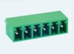 Terminal block: ME040-35002 3,5mm 2pins - DECA: PCB Plug-In Terminal Blocks ME040-35002 Pitch = 3.50 mm; 2 pole; Voltage = 300V; Current = 10A