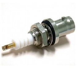 Coaxial Connector: MHV-4201-TGN - Schmid-M: Coaxial Connector MHV: RF Coaxial Connector  MHV Female/Jack Bulkhead Mount; Huber+Suhner 22 H4-50-0-1/133NE 22652095