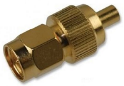 Koaxialsteckverbinder: MMCXj-SMAp-705-TGG - Schmid-M: Koaxial Adapter MMCX Jack - SMA Plug