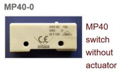 Mikroschalter: MP40-0 - Microprecision: Mikroschalter MP40