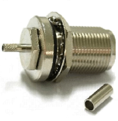 Vysokofrekvenční konektor: N-1226-TGN - Schmid-M: Vysokofrekvenční konektor N  female/jack krimpovací na kabel LMR 240