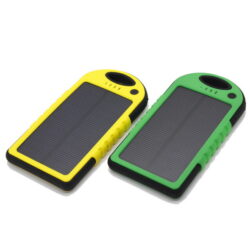 Solar Power Bank PLCT060001 - Solar Panel Power Bank 5AH 5V/2,1A max. Input: 5V/1A  dimensions 142*75*13,6mm Weight 150g