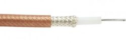 RG_142_B/U - RG142 Coaxial Cable, Silver Plated Copper Double Braid, RG142, 0.694 mm2, 50 ohm, 328 ft, 100 m