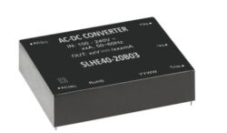 SLHE40-20B05 AC/DC converter - Schmid-M SLHE40-20B05 AC/DC converter 40W, Nominal Output Voltage 5V/8A, 85 - 264VAC or 100 - 370VDC Input voltage, 89.00 x 63.50 x 25.00 mm