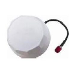 Antenna SM-AN23DD-03A - Outdoor & Indoor Antenna SM-AN23DD-03A Frequency: 2400-2500/5150-5850MHz; peak gain 3/5 dBi; VSWR: 2.0; Polarization: V; Connector: N Jack, female; Cable, Length: 5D FB; 30 cm; Dimension: 125XH55; Mounting: Ceiling Mount