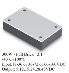 SYFD 300-48S12  DC/DC Converter - Schmid-M: SYFD 300-48S12 DC/DC-Wandler Uin: 48VDC (36-72VDC) Uout:12VDC/25A, 300W, Full Brick