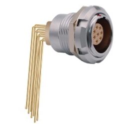 Connector: 2BZ2G03CLA - MOCO: Connector 2BZ2G03CLA 2B series 3 pin fixed socket with two nut