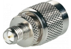 Coaxial Adapter: TNCpREV-Np-626-TGN - Schmid-M: RF Adapter TNC RP Plug - N Plug