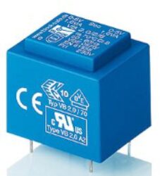 VB 2,0/1/9 - BLOCK VB 2,0/1/9 PCB transformers, short circuit-proof, type Block VB. Safety transformer to DIN EN 61558, VDE 0570, IEC 61558. Rated power 2.0 VA, type VB 2,0.