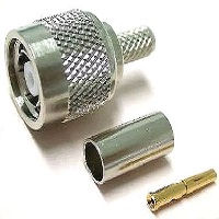 RF Coaxial Connector TNC Male/Plug Crimp For Cable