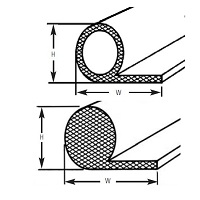 EMC Knitted Conductive Gasket Round with Fin