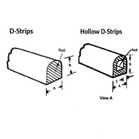 EMC elastomer D-Strips