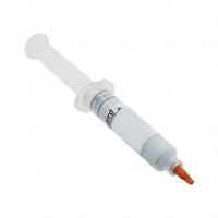 Conductive paste in a syringe