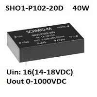 SHO1-P102-20D 40W Uout 0-1000VDC